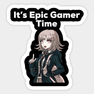 Epic Gamer Time Shirt Sticker